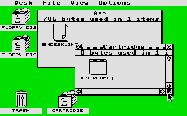 Atari TOS 1.0のスクリーンショット