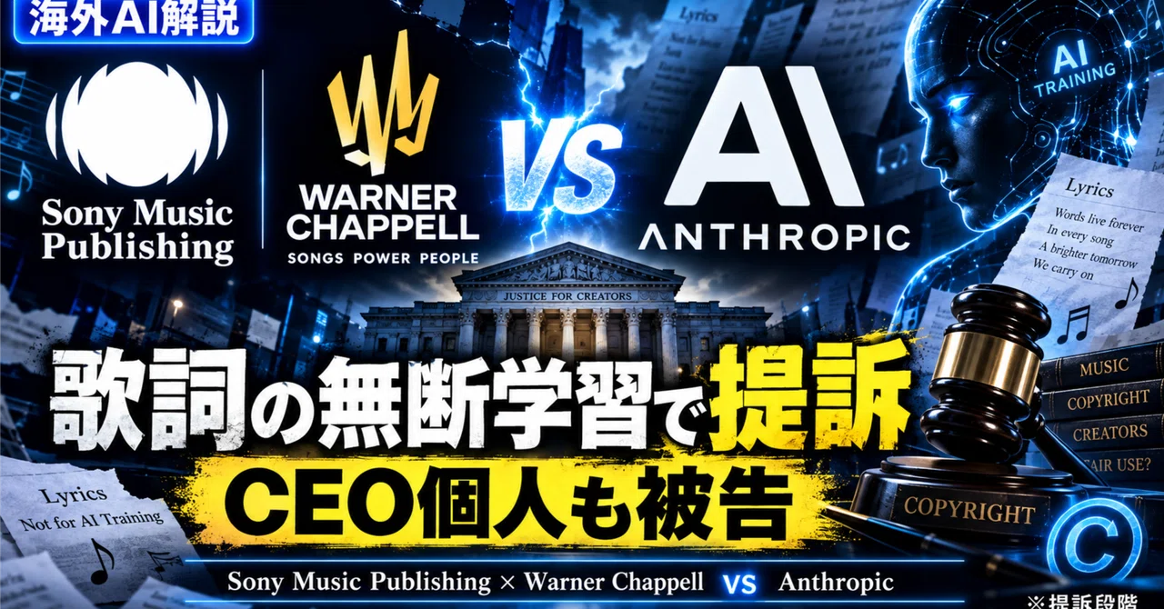 Sony Music Publishing and Warner Chappell Sue Anthropic—CEO Also Named as Defendant, Alleging 'Unauthorized Acquisition and Use of Lyrics for Claude'