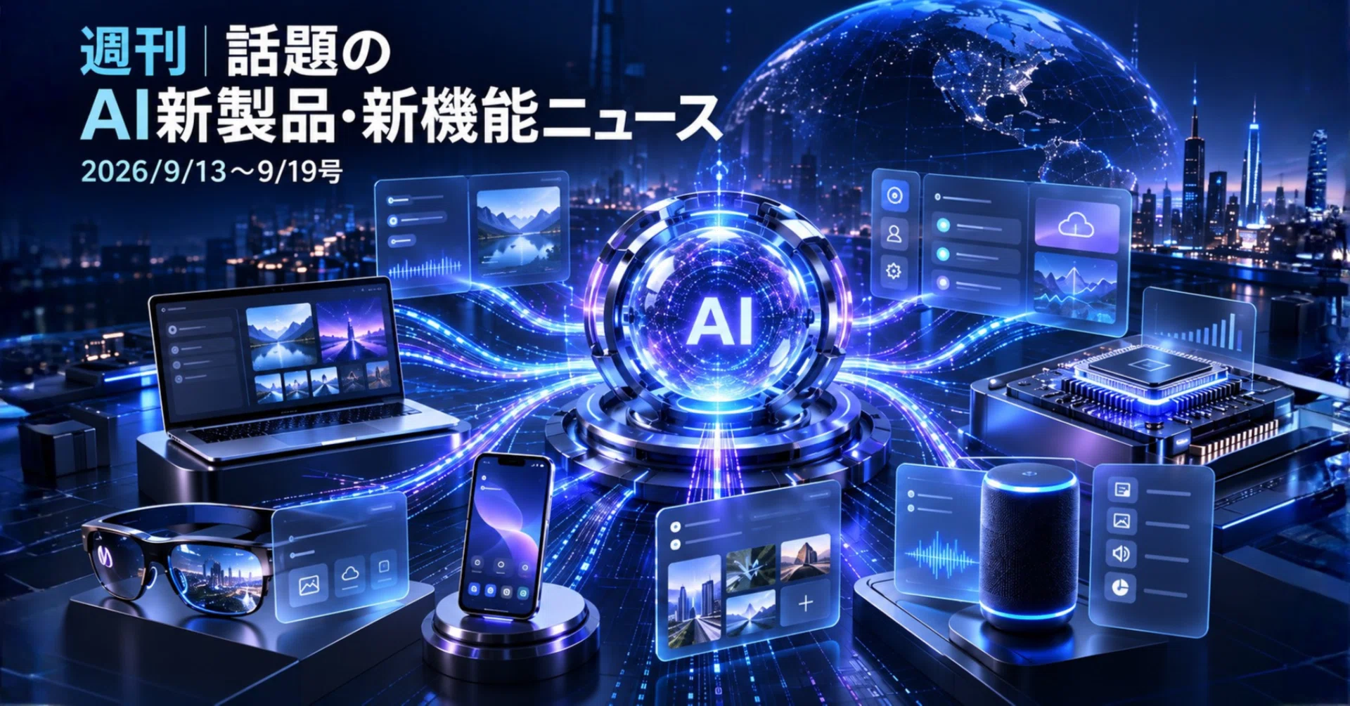 週刊｜話題のAI新製品・新機能ニュース(2026/9/13〜9/19号)｜Yasuhito