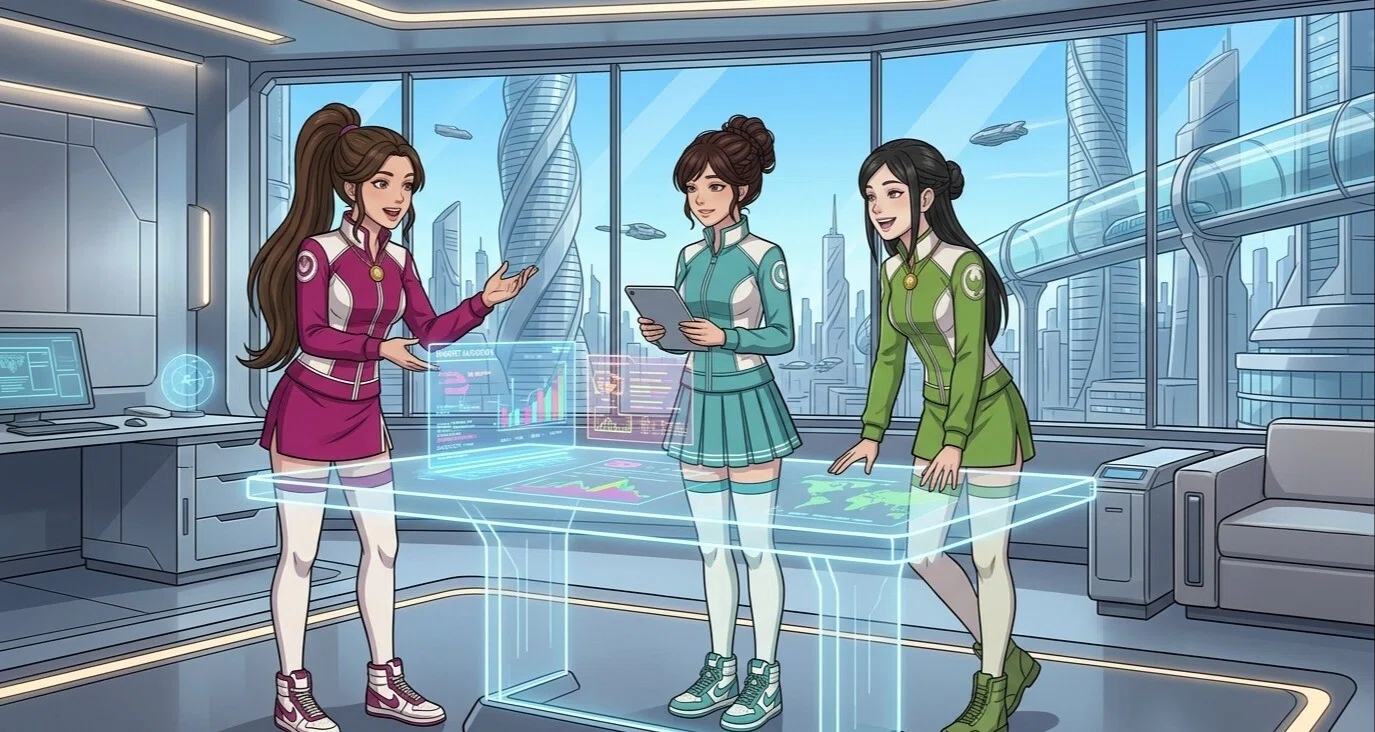 [Midjourney]をアニメ風キャラクターに擬人化！｜Green_Thursday｜note