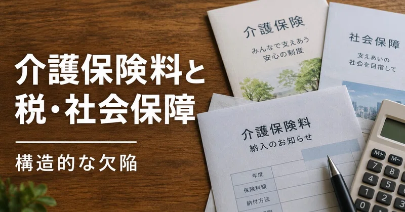 なぜ同じ失敗を繰り返すのか　－介護保険料問題から見える日本の税・社会保障制度の構造的な欠陥－