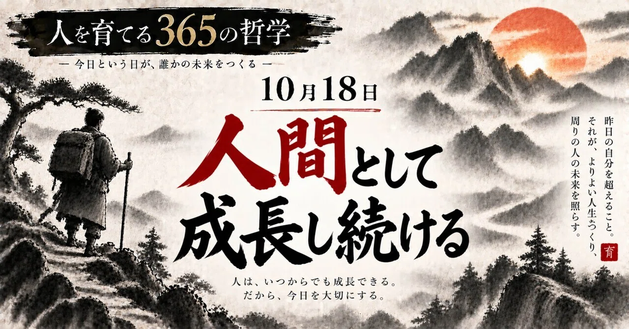 【5-Minute Read: 'Nurturing People' Daily Word】 October 18th 'Continuing ...