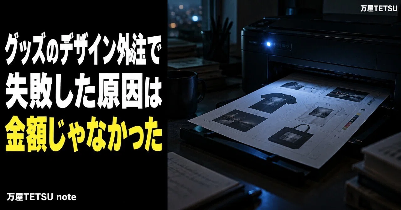The reason for failure in outsourcing merchandise design was not the ...