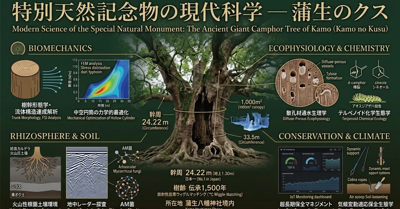 特別天然記念物の現代科学 ── 蒲生のクス── 樹齢1500年・日本一の