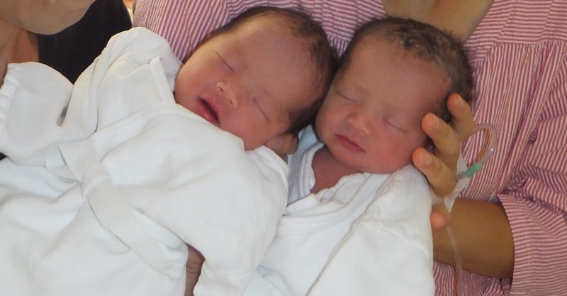 36歳初産で双子を出産したときの話 レモンソルター 離島に住む双子の母 Note