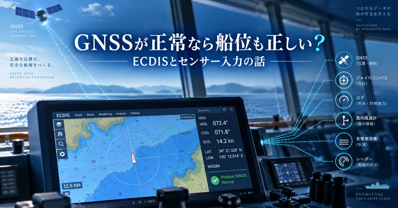 Speed Sensor Example If GNSS is normal, is the ship's position correct? | A discussion on ...