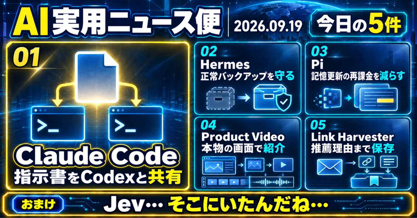 ともち様ご確認用ページ☆ ClaudeとCodexの指示書を、一枚のAGENTS.mdへ｜9月19日のAI実用