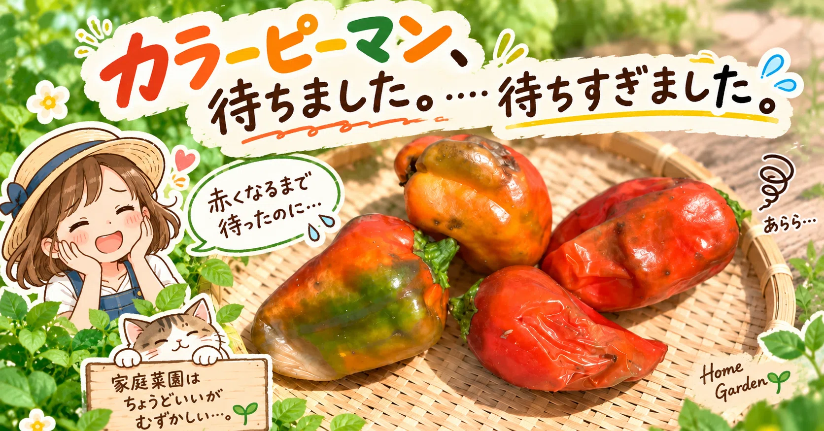 🫑 カラーピーマン、その後。私はもう、普通のピーマンだと思うことに