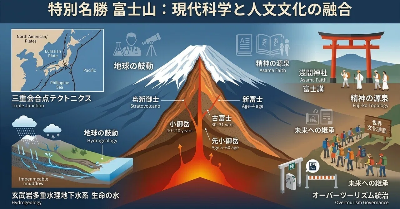 特別名勝の現代科学・現代人文的文化 ── 富士山── 三重会合点