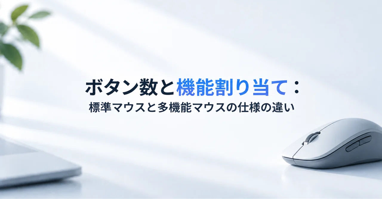 Button Count and Function Assignment: Differences in Specifications ...