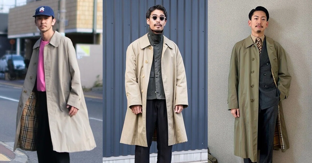メンズ】バーバリーのステンカラーコート人気7選｜現行32万円と古着1万