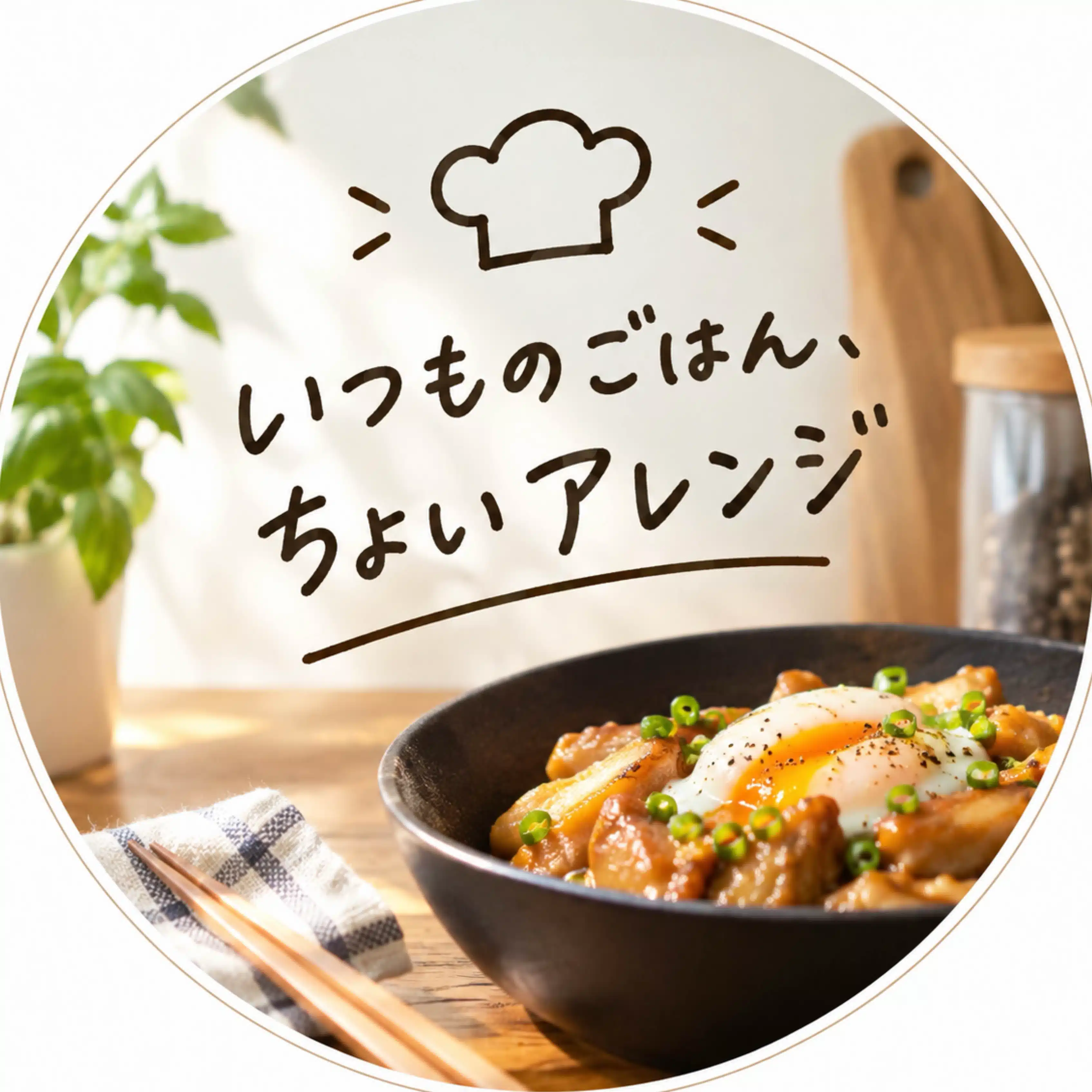 いつものごはん、ちょいアレンジ