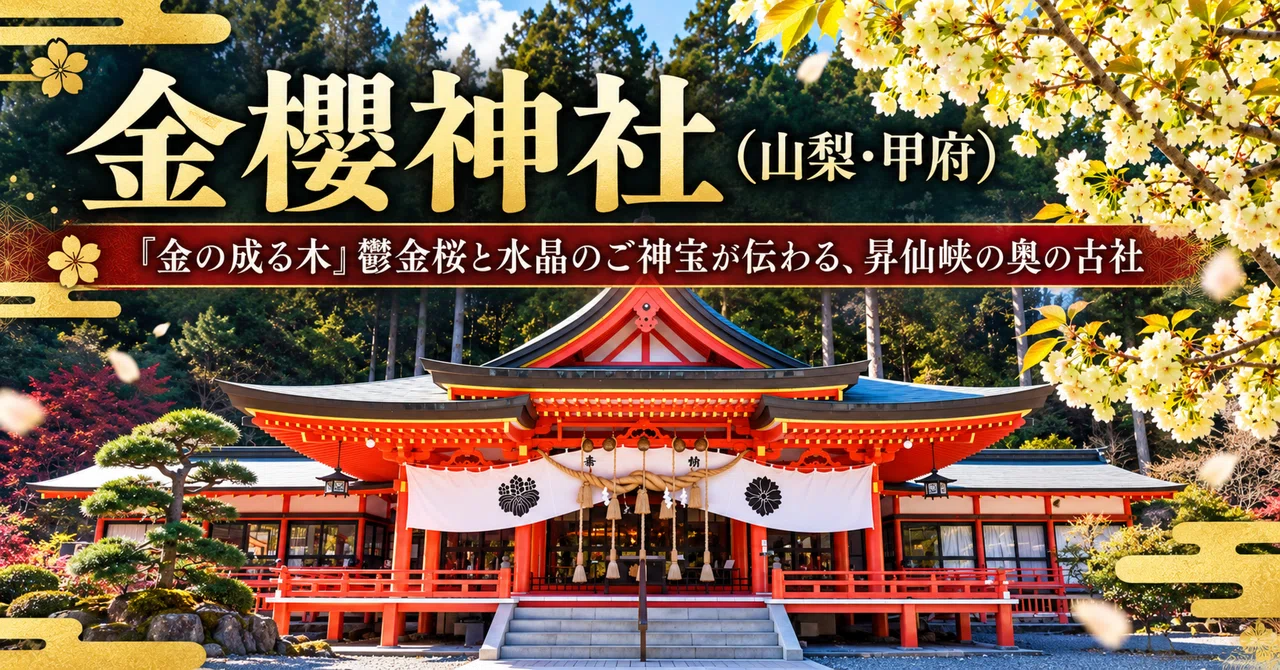 Ukon Kanazakura Shrine (Kofu, Yamanashi) | An ancient shrine deep in ...