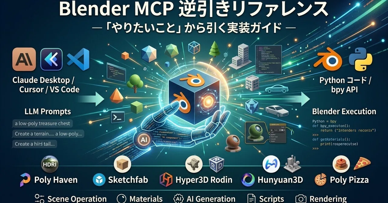 Blender MCP Reverse Lookup Reference - An Implementation Guide Based on ...