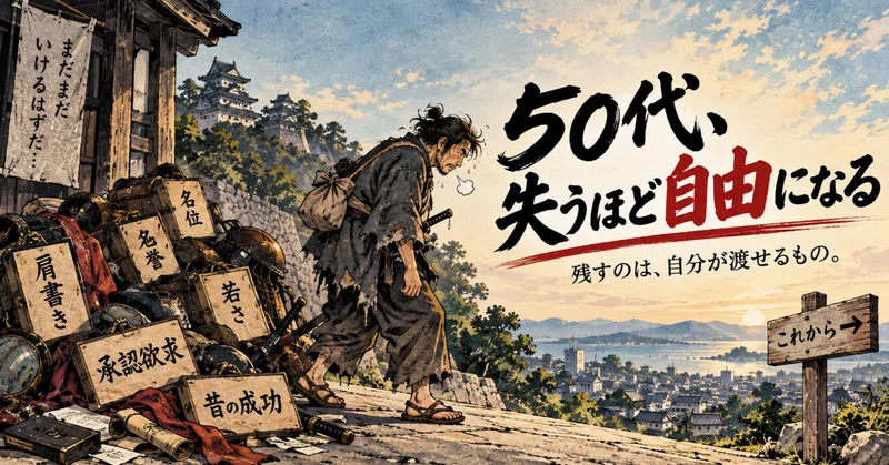 50代、失うほど自由になる