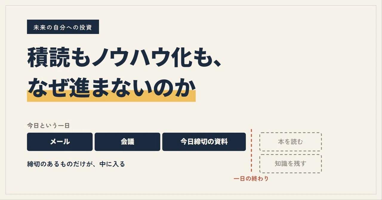Why do neither unread books nor knowledge management progress?｜とある企業法務 ...