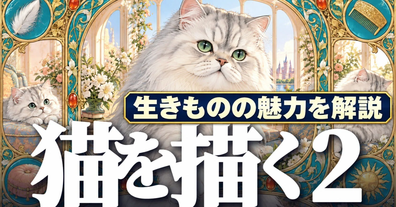 描くネコ2】 ペルシャ・エキゾチックショートヘア・サイベリアン