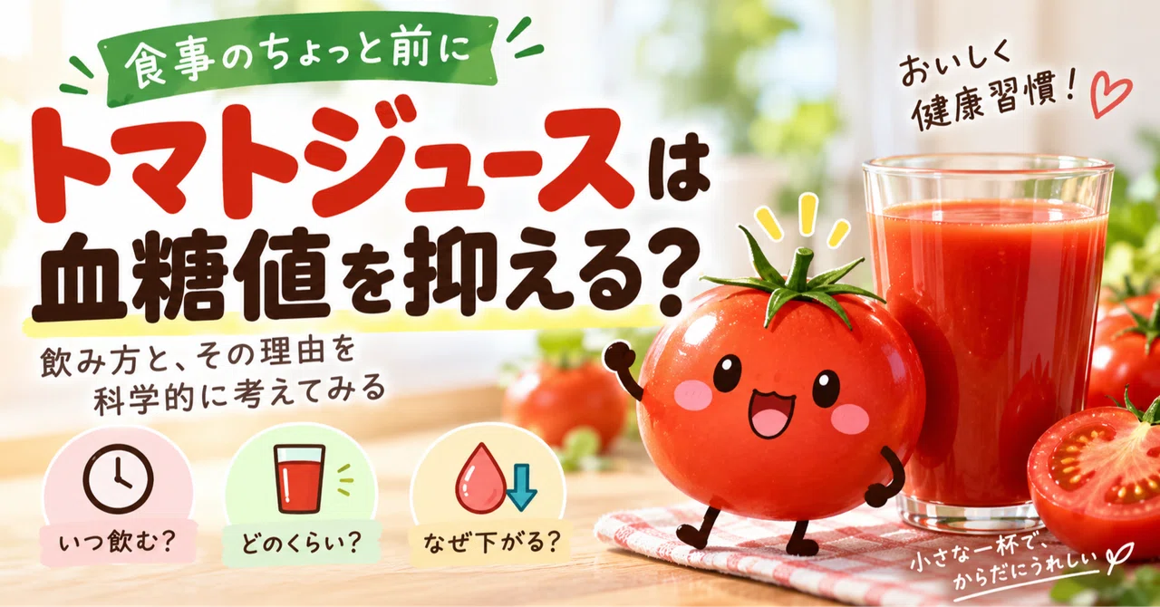 トマト ジュース 血糖 値下げ る