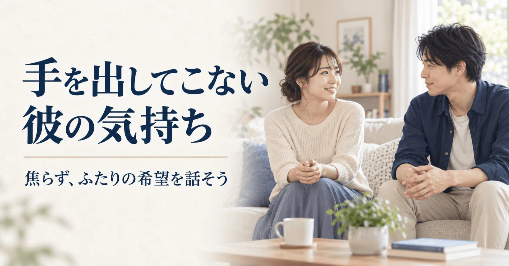 彼氏 手 を 出し て こない