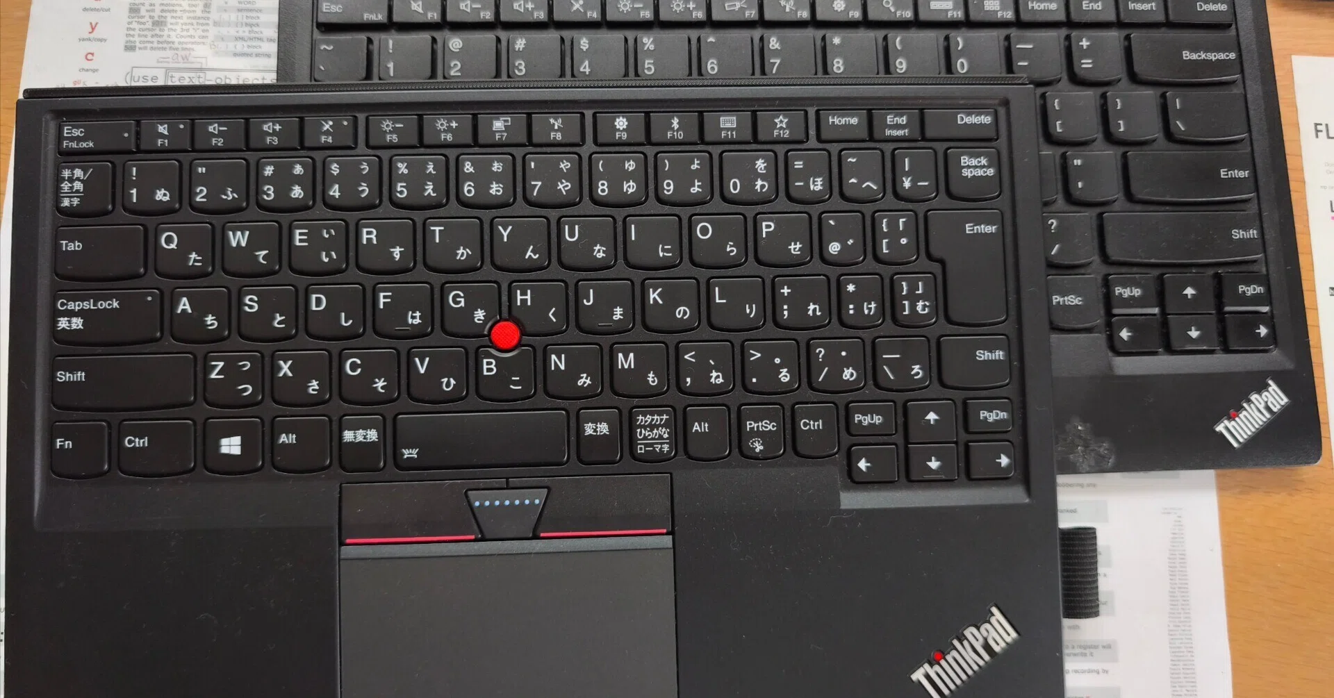 ThinkPad X1 Tablet Keyboard ― キー入れ替え可能な令和のKU-1255｜則夫