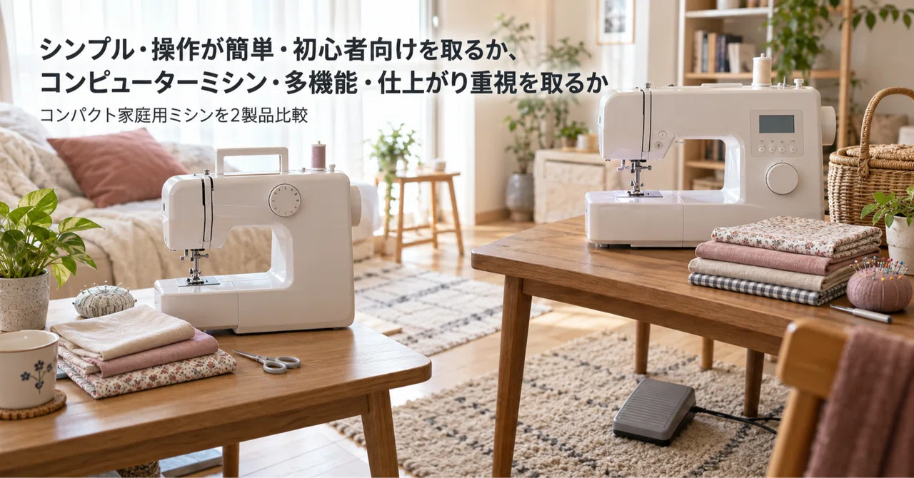 Comparing Reviews of 2 Compact Home Sewing Machines: Choosing Between ...