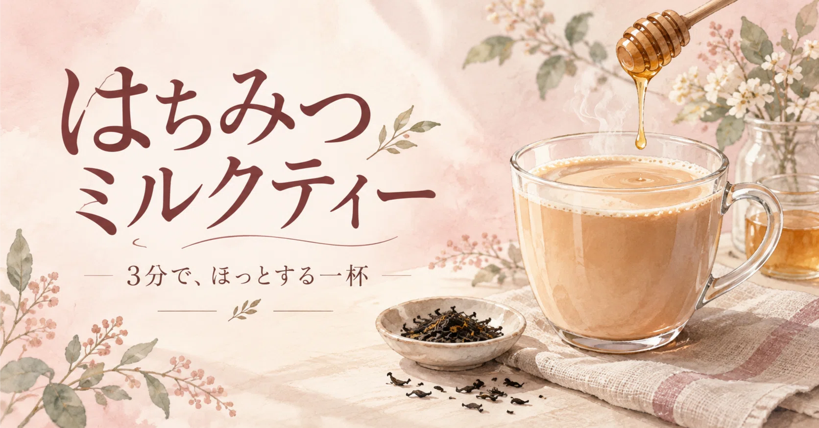 Milk-Teaです(*^^*)　百花蜜１０本 Honey Milk Tea | A comforting cup in 3 minutes｜Stella tea time