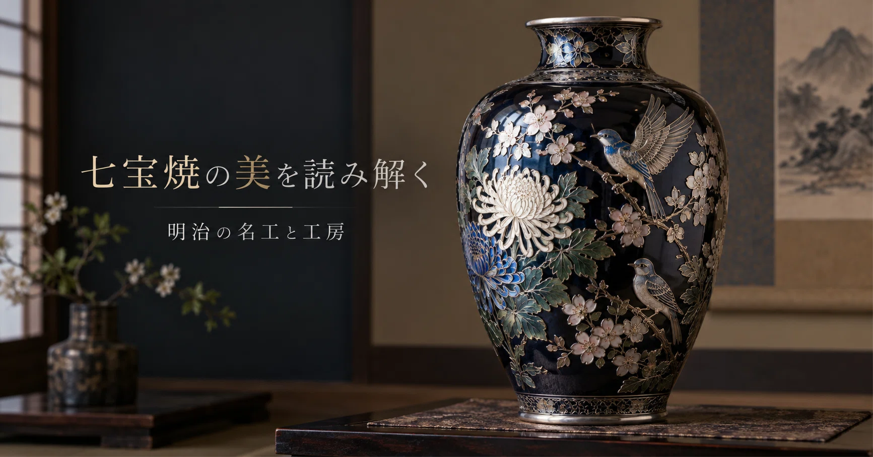 七宝焼はなぜ美しい？明治の名工と工房から読み解く日本の七宝｜千代屋