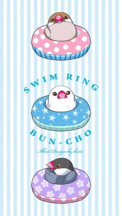 文鳥 イラスト 壁紙 花の画像無料
