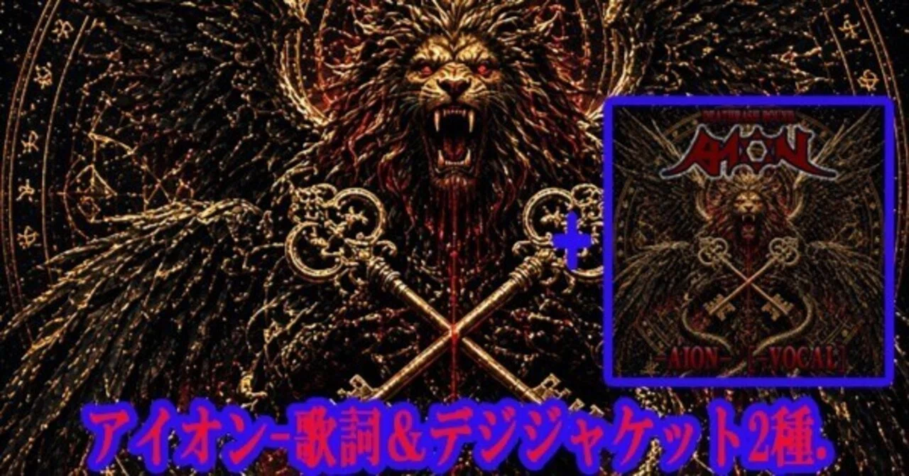 AION アイオン ☆AION - アイオン - AION -☆【歌詞＆デジジャケット2種】-購入者限定