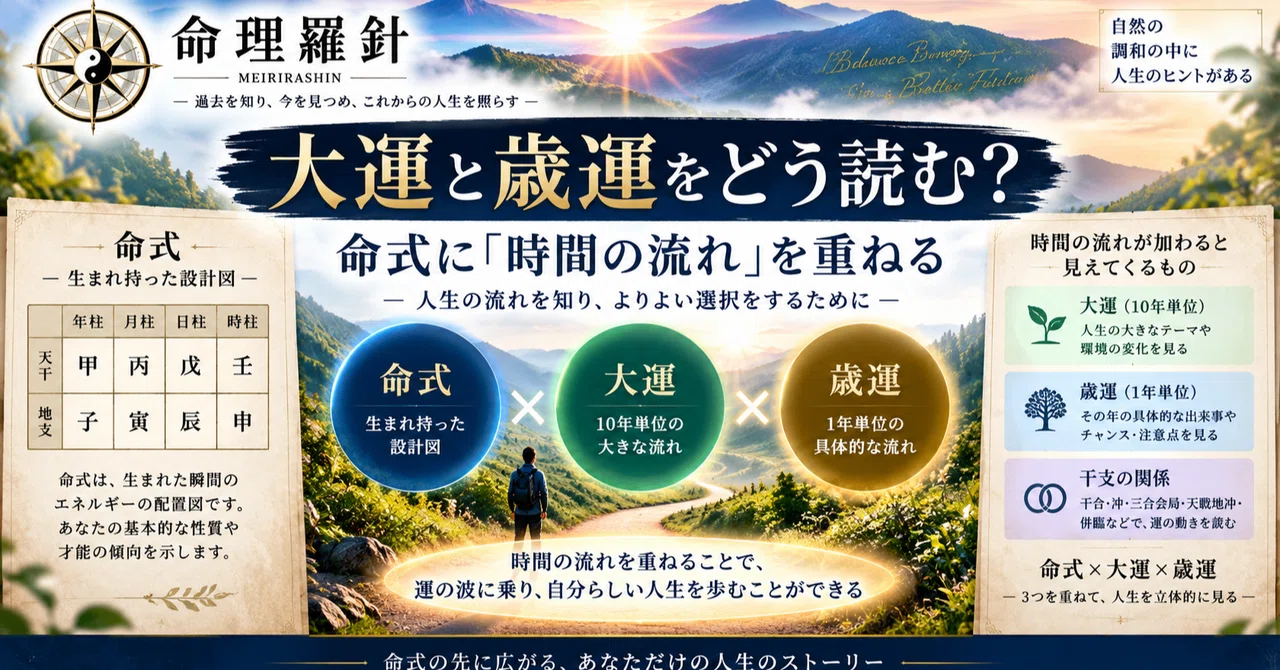 How to Read Da-yun and Sui-yun? Layering the 'Flow of Time' onto a ...