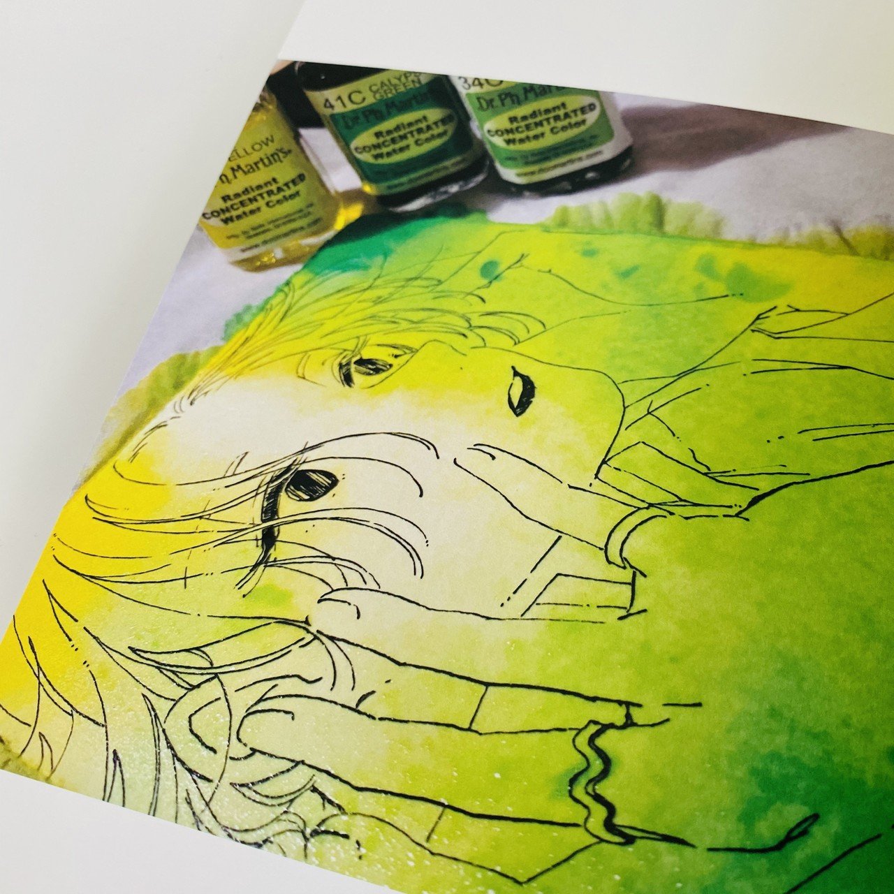 アクリルフレーム付]オリタケイさん原画 新刊『原画集』を発売します