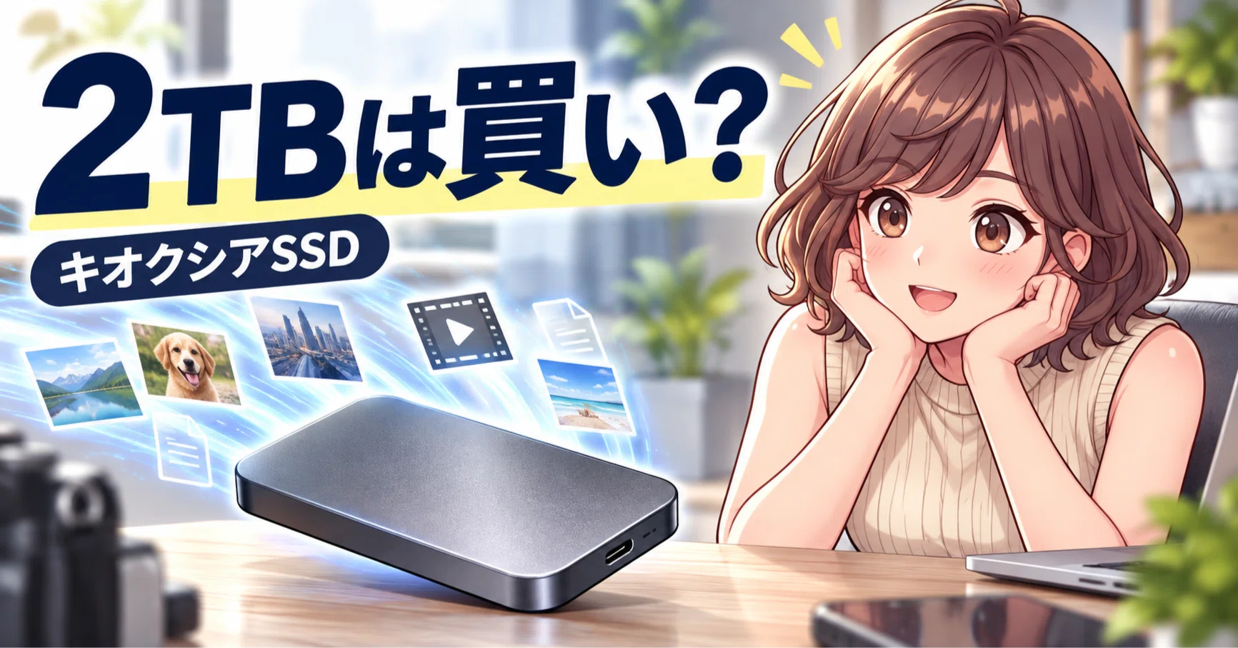 キオクシア2TBポータブルSSDは買い？機能と価格から本音で検証｜マオ