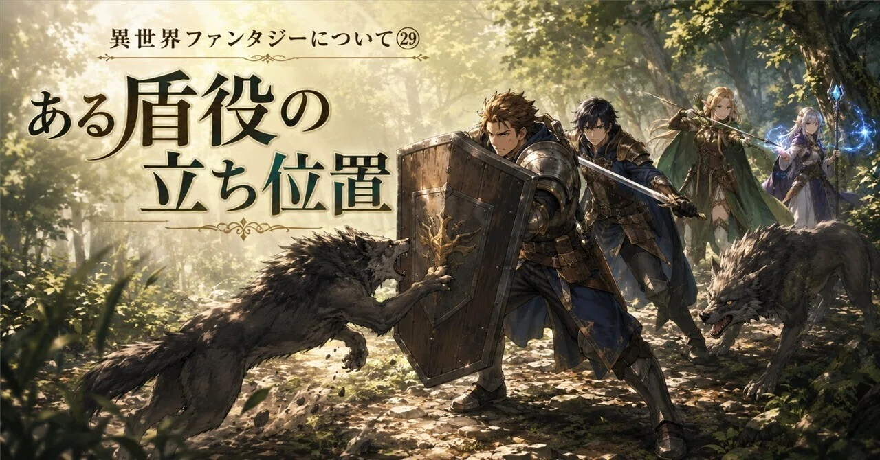 On Isekai Fantasy 29: The Positioning of a Shield-Bearer｜てんむす定食