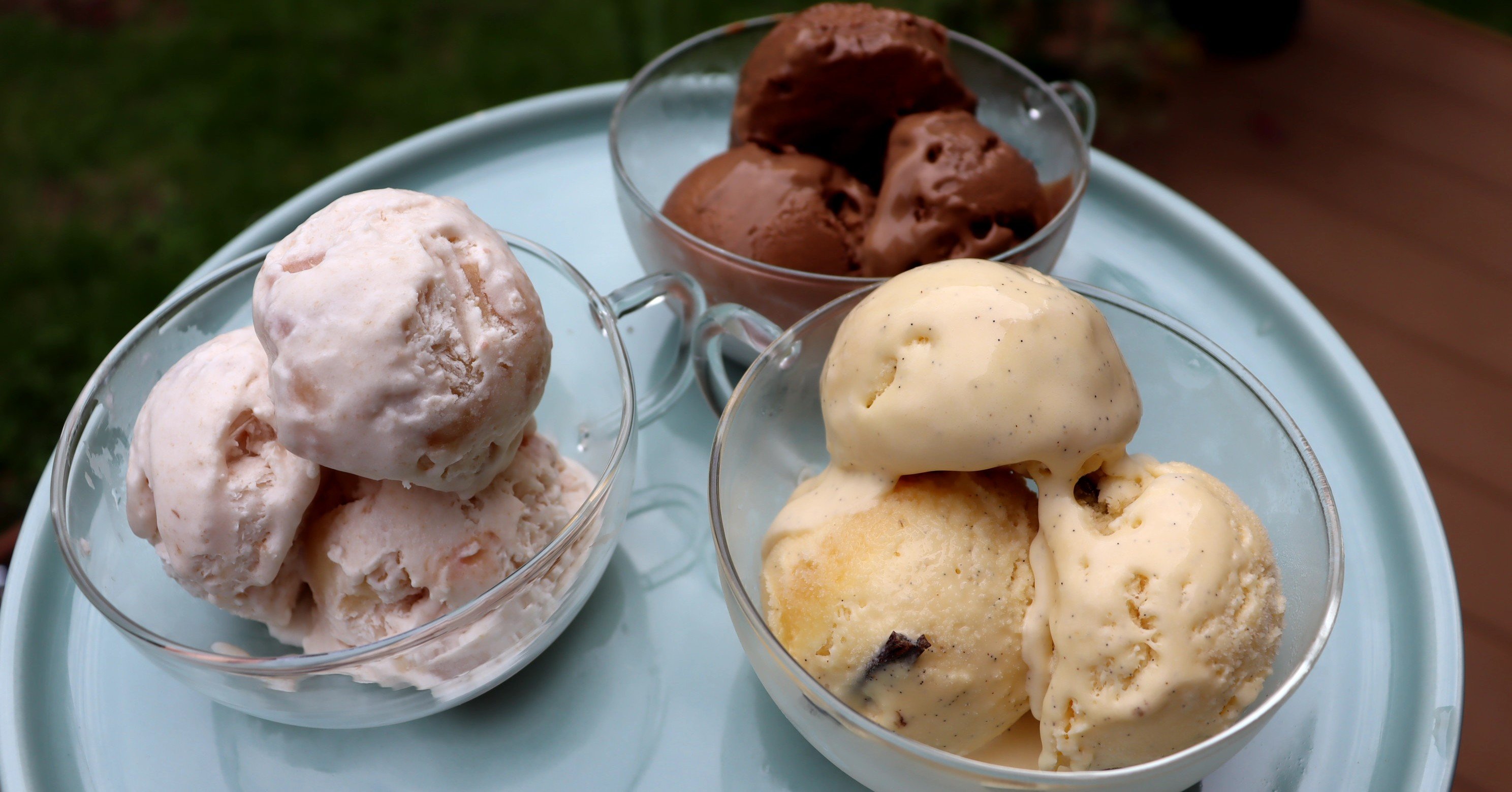 濃厚で美味しすぎる????】丸ごと桃、ダークチョコ、バニラの手作りアイスクリーム３種「Ice cream」の作り方【Raluのパティシエ 講座】#46｜Ralu