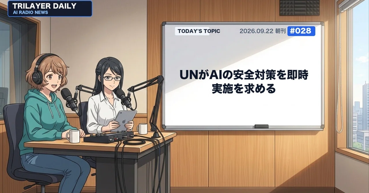 [2026/09/22 Morning Edition] UN Calls for Immediate Implementation of ...