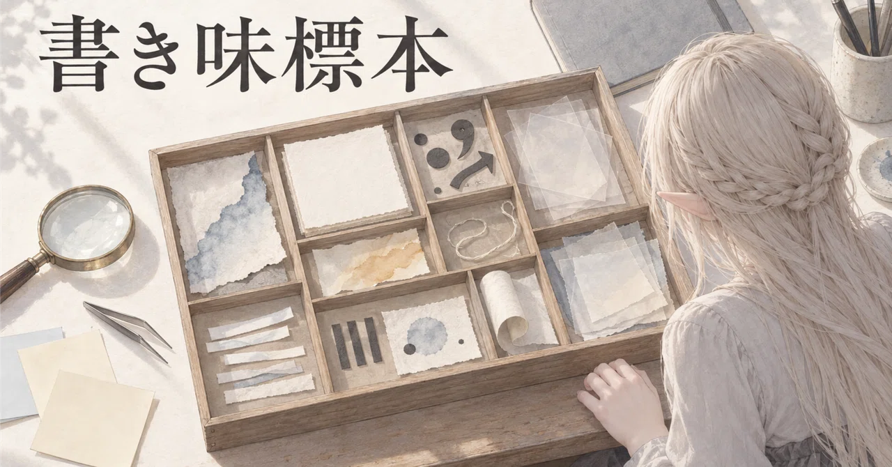 I created a writing style specimen｜セイ
