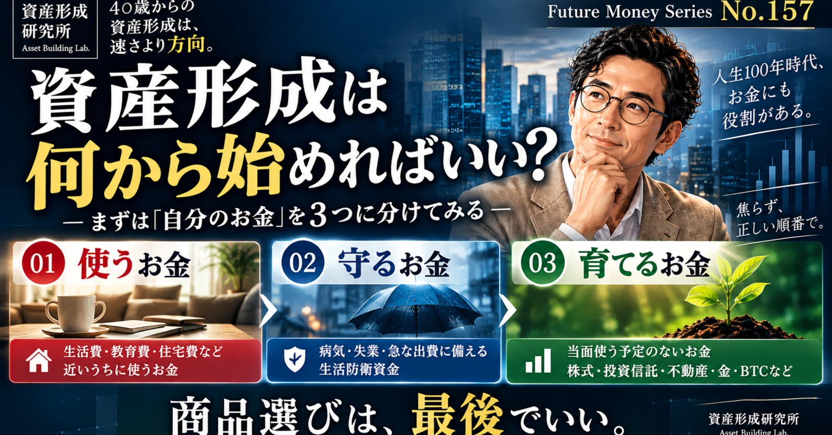 第157記事 火曜日｜ 資産形成講座No.11｜資産形成研究所｜シントッド