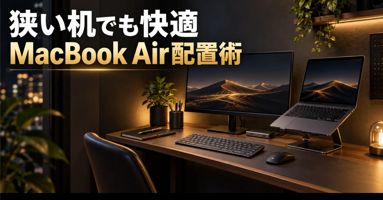 Can a MacBook Air be easy to use even on a small desk? Tips for ...