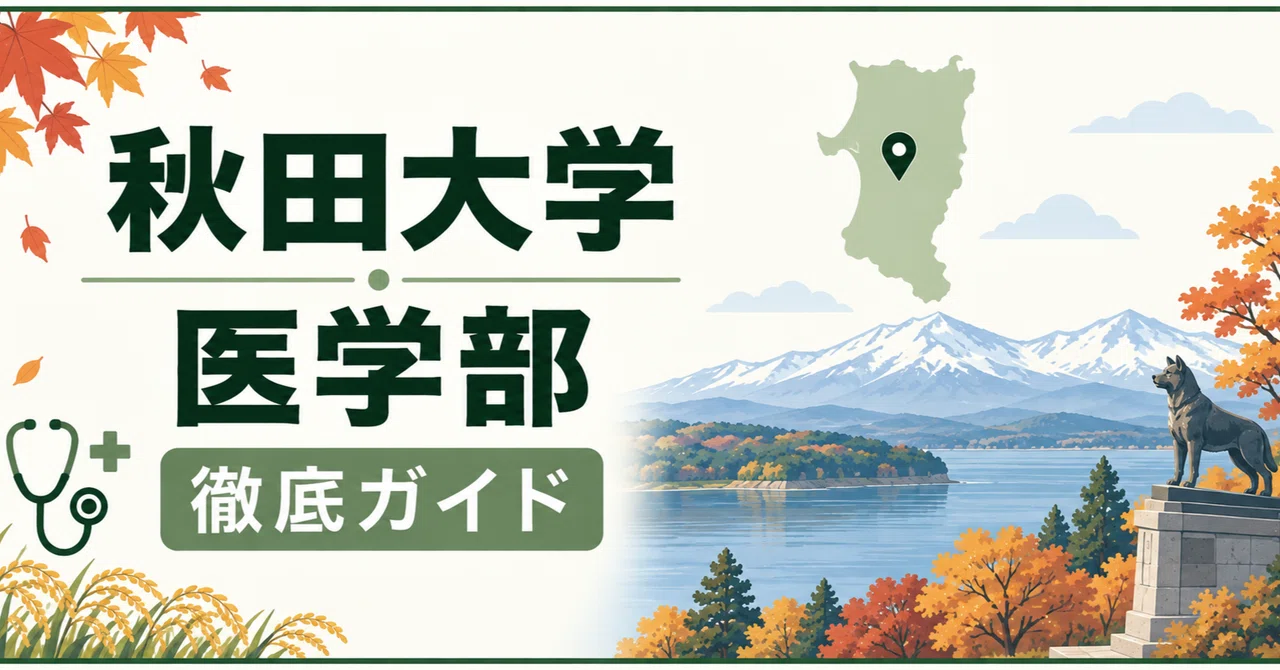 秋田大学 医学部 日本一詳しい徹底解剖 偏差値 学費 進級 留年 中退
