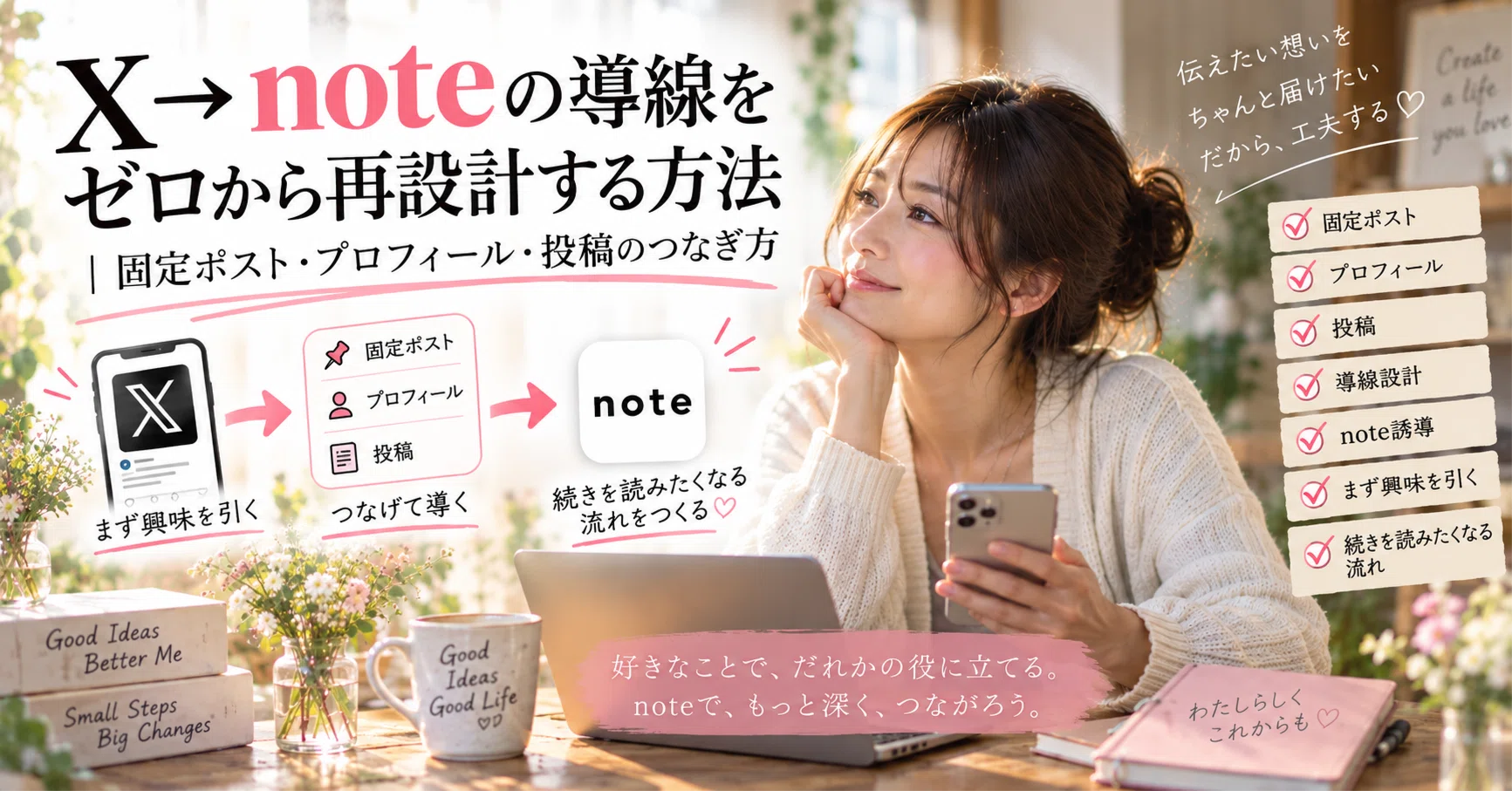 How to Redesign the X to note Conversion Path from Scratch: Connecting ...