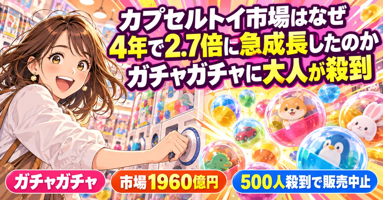 Why the Capsule Toy Market Grew 2.7 Times in 4 Years: Adults Flock to ...