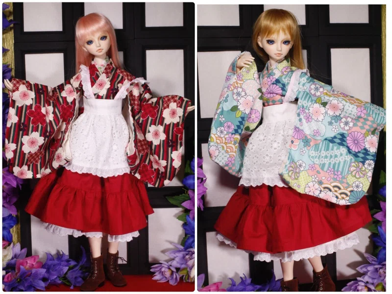 オビツ50 大正浪漫 ビジュアドールサイズkakoさんから和風メイド入荷しました るちゃどぉる公式 Note