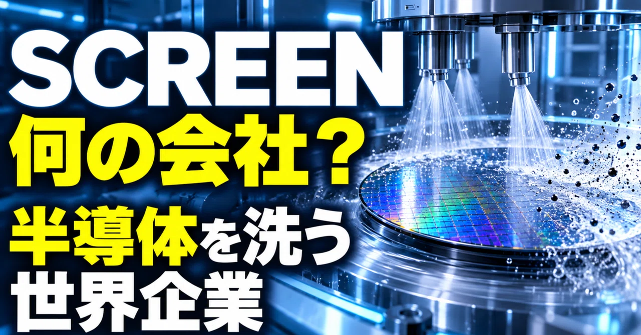 [What kind of company is SCREEN?] How it earns money with semiconductor ...