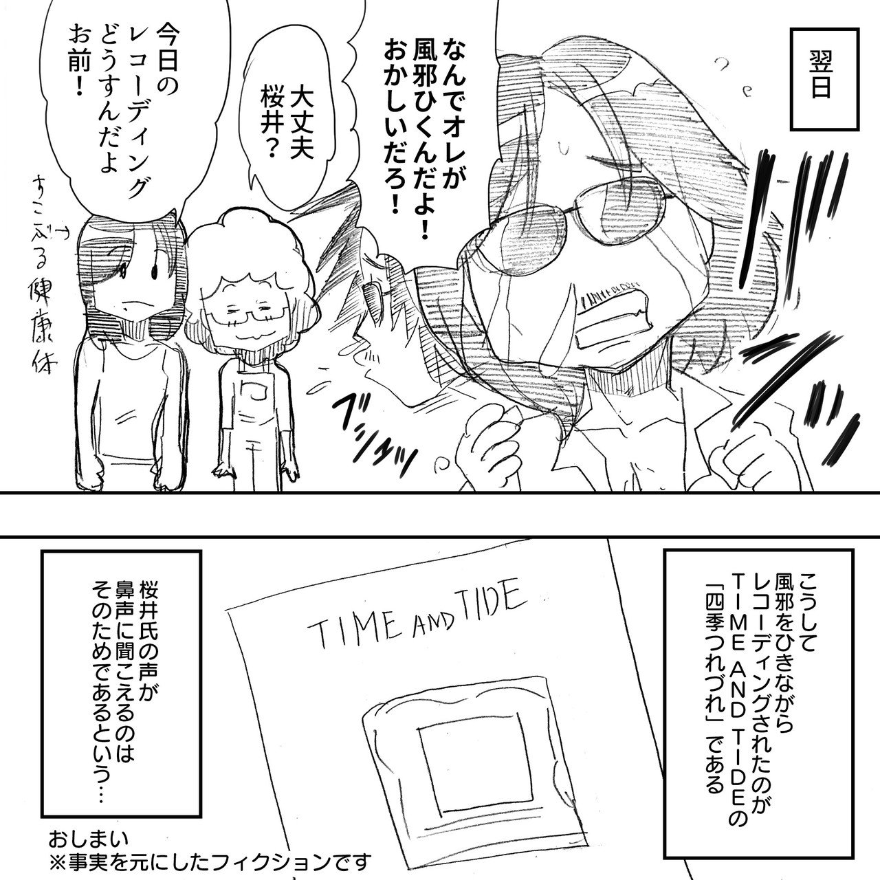アルバムTIME AND TIDEの四季つれづれ…実は桜井賢氏のプチ不幸が