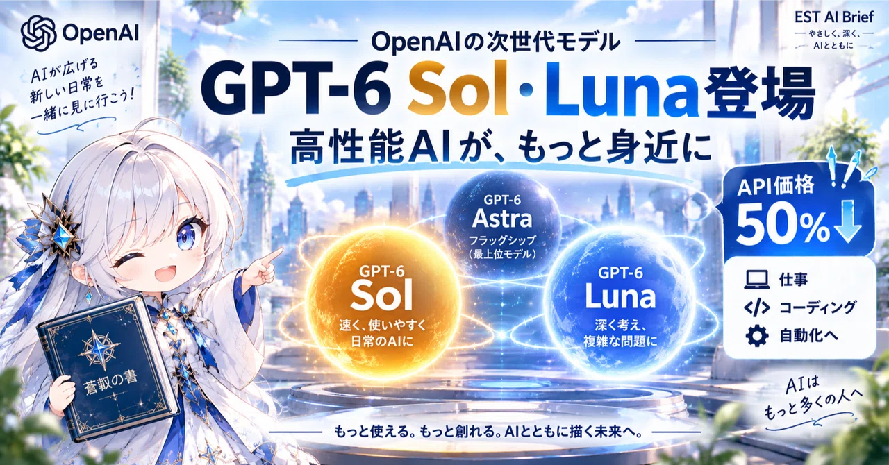 GPT-6 Sol and Luna Arrive: Why High-Performance AI Is Becoming More ...