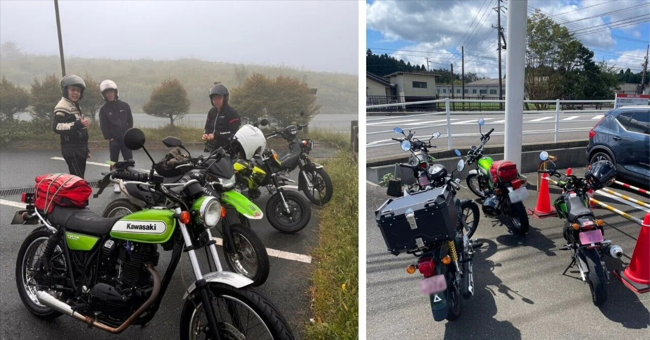 最高気温25度のバイク服装は？秋の阿蘇を実走してわかった「夏装備＋