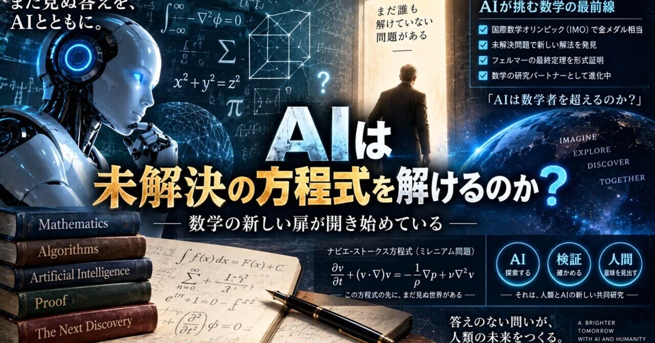 Can AI Solve 'Unsolved Equations'?｜yokoさん