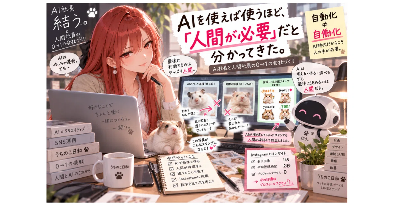 The Story of Why I Needed Human Employees Even Though I'm an AI CEO｜結う ...