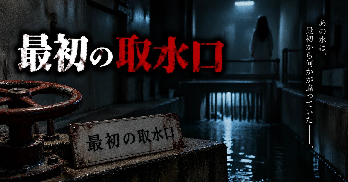 Water Intake Inmages The First Water Intake|意味がわかると怖い話
