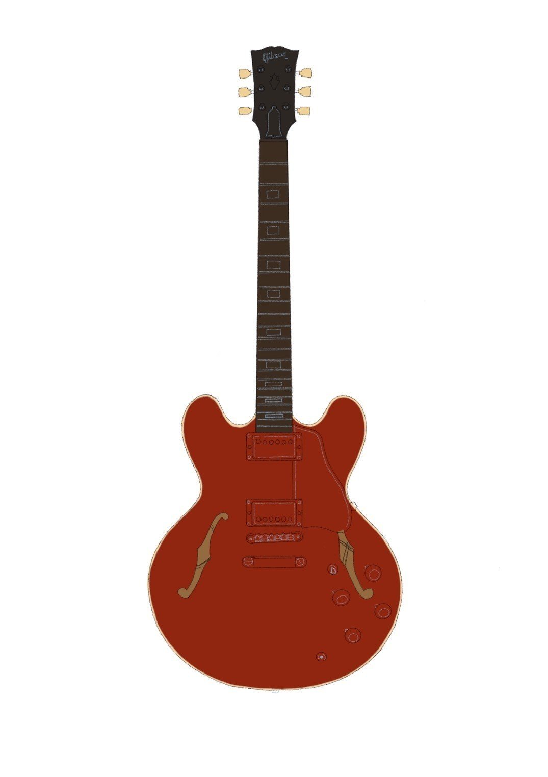 Gibson 2017 ES-335 Lightburst Unbox & Demo (w/5 amps)